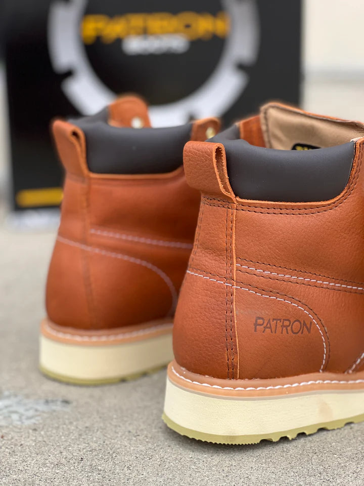 513 Moc Toe Light Brown Steel Toe