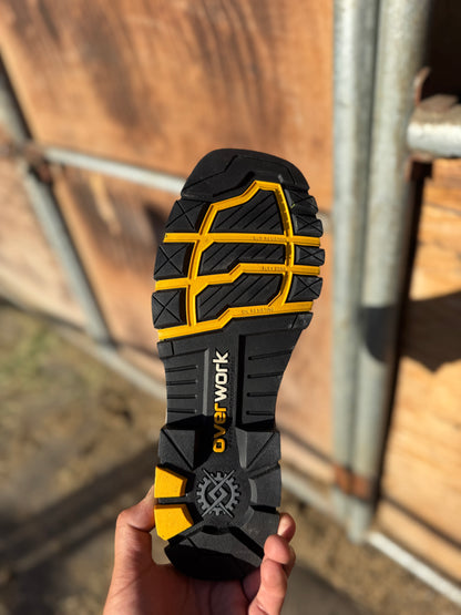 1710 Shoulder Overwork Brown Work Boot – Puncture & Slip Resistant | Gel Comfort Sole