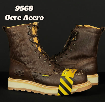 9568 Ocre Acero Steel Toe