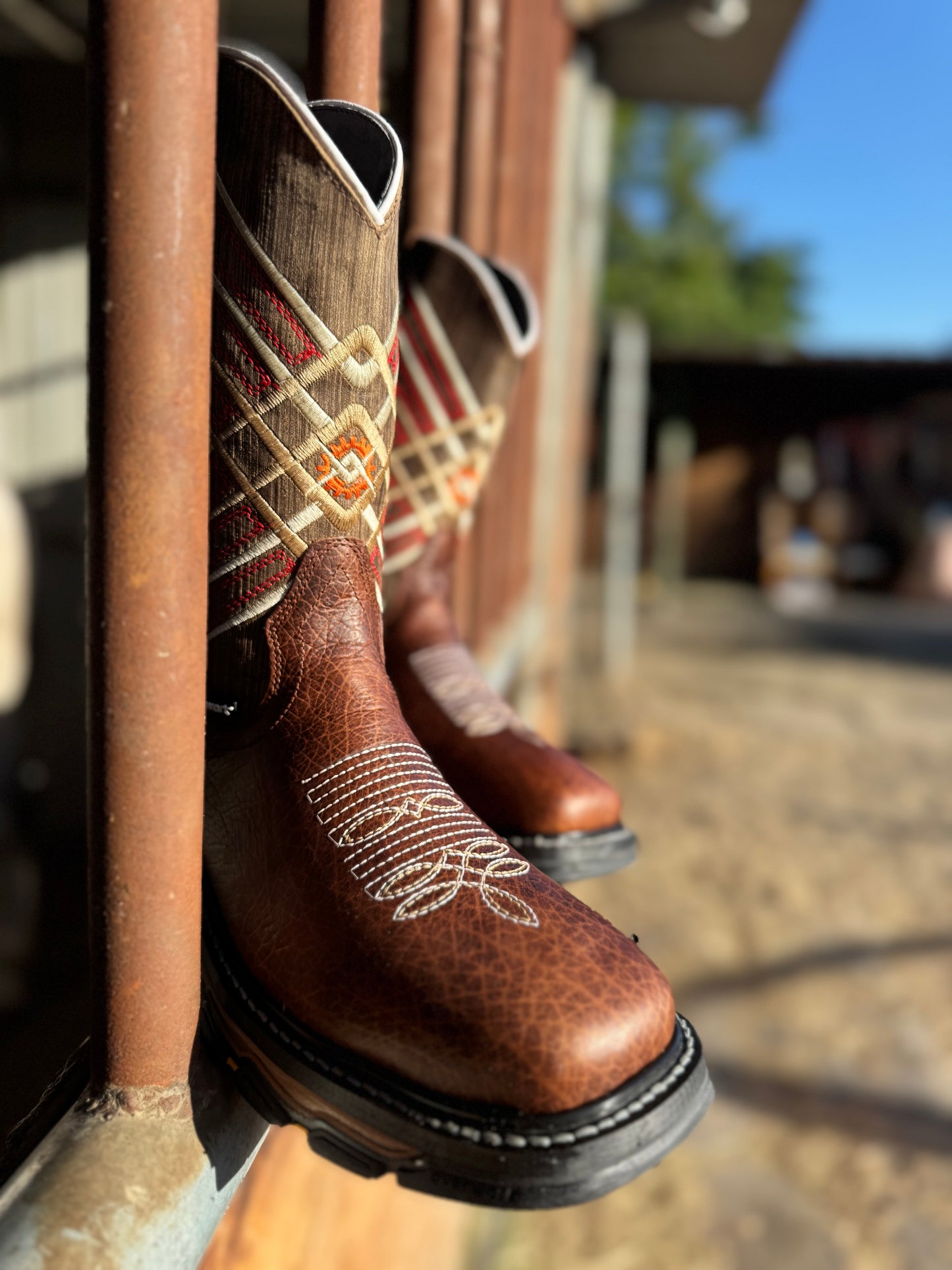 1710 Shoulder Overwork Brown Work Boot – Puncture & Slip Resistant | Gel Comfort Sole