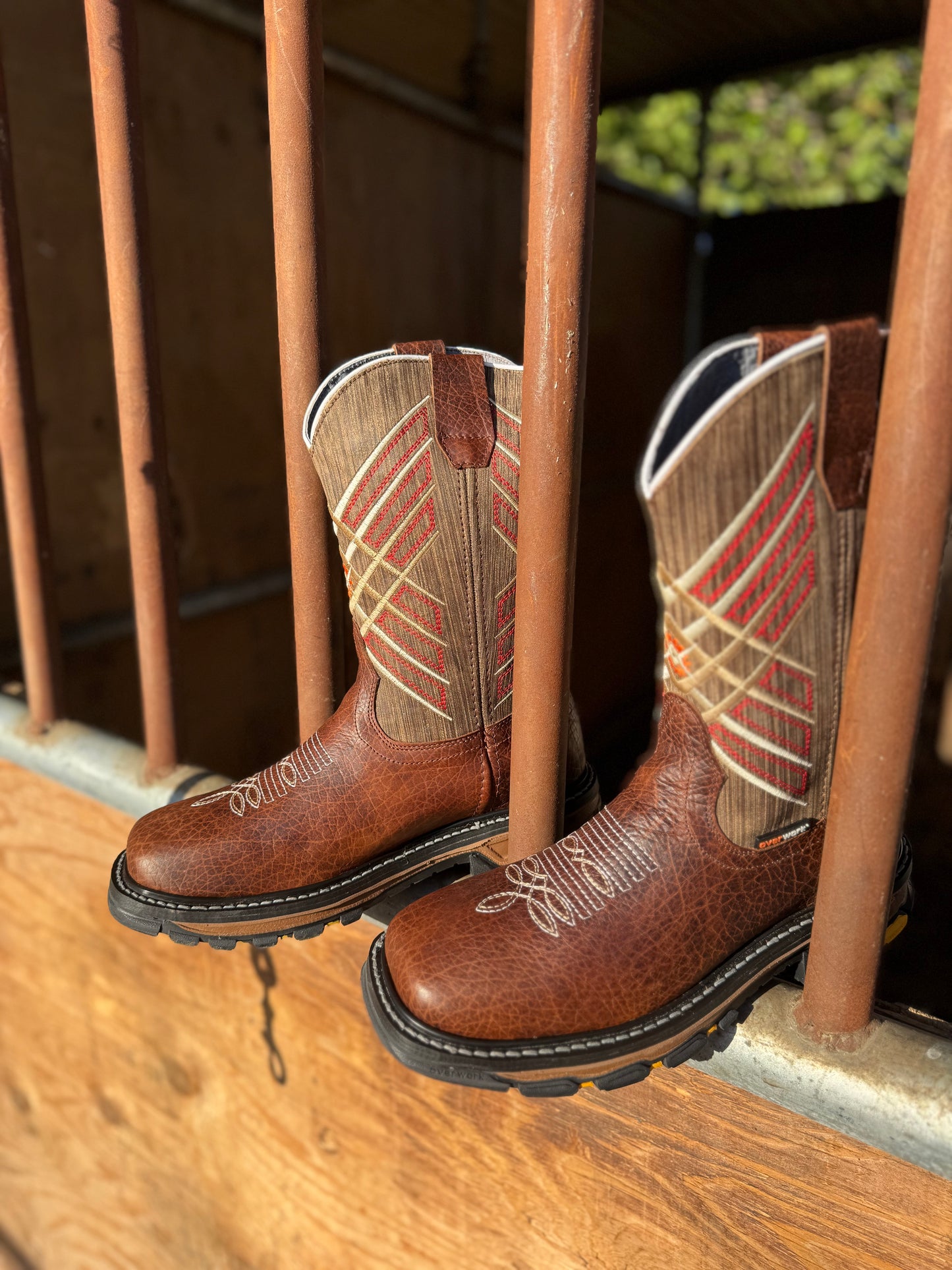 1710 Shoulder Overwork Brown Work Boot – Puncture & Slip Resistant | Gel Comfort Sole