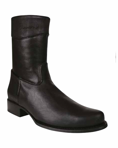Belmont Premium Leather Boots – Black / Brown / Honey | Classic Western Comfort